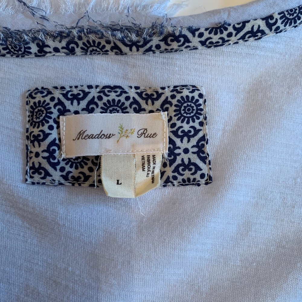 Anthropologie Meadow Rue Pale Blue Petticoat Tank - Picture 8 of 13